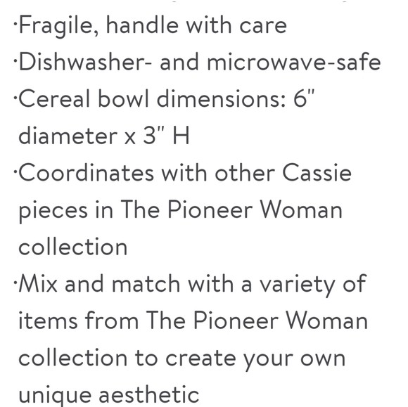 ❤️ New Pioneer Woman Cassie Teal Embossed 4 Piece Bowls - Picture 6 of 7